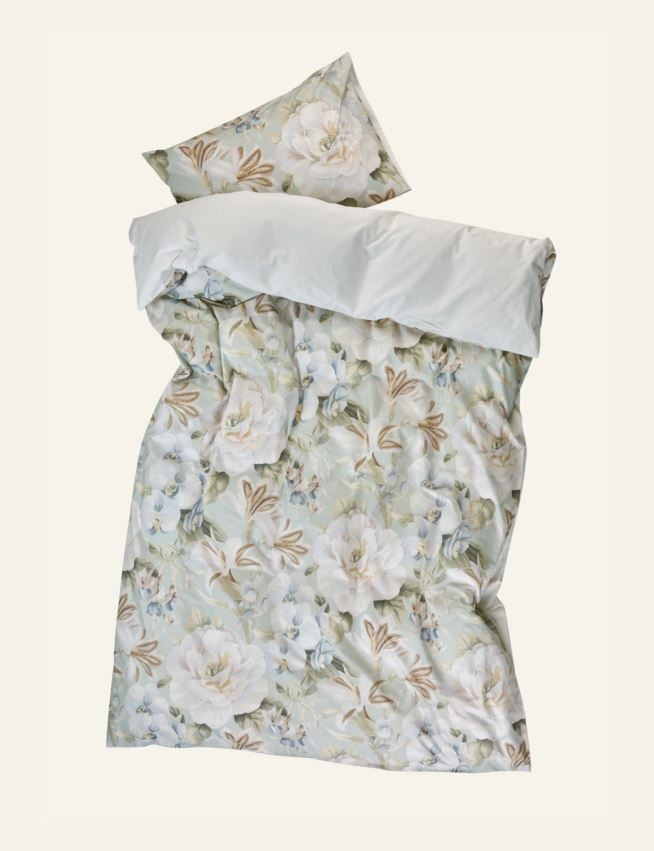 Pussilakanasetti percalea moniväri/vihreä - 2