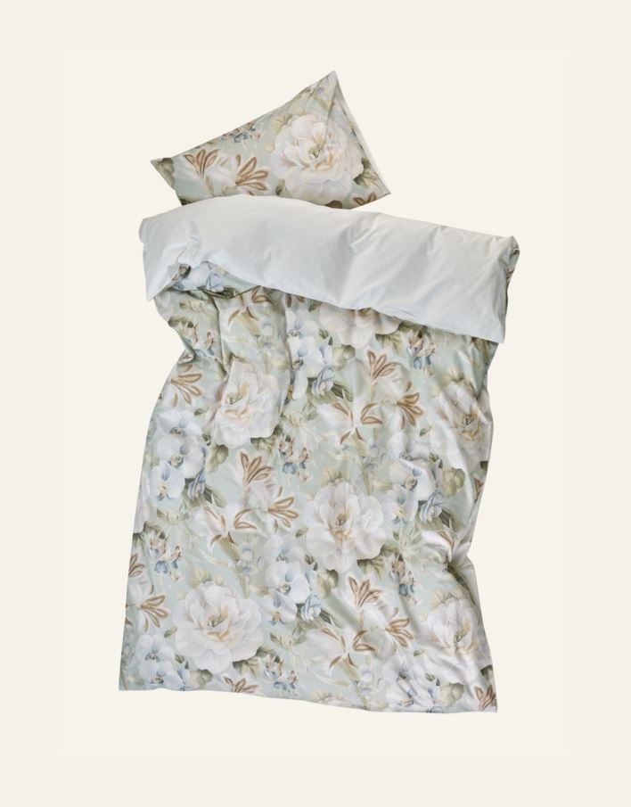 Pussilakanasetti percalea moniväri/vihreä - 2