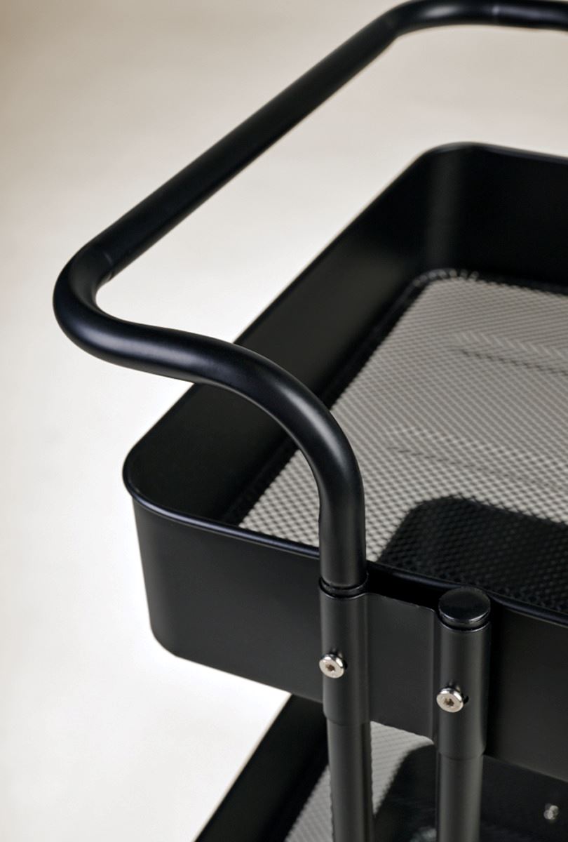 Tarjoiluvaunu musta - 3