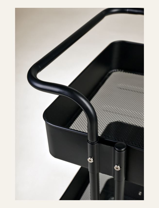 Tarjoiluvaunu musta - 3