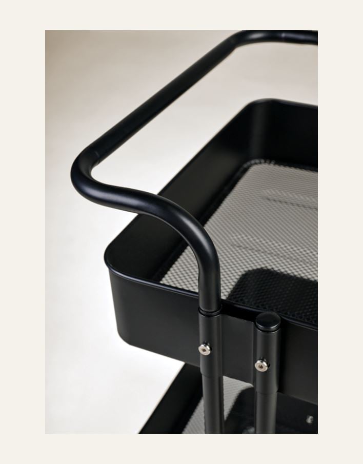 Tarjoiluvaunu musta - 3