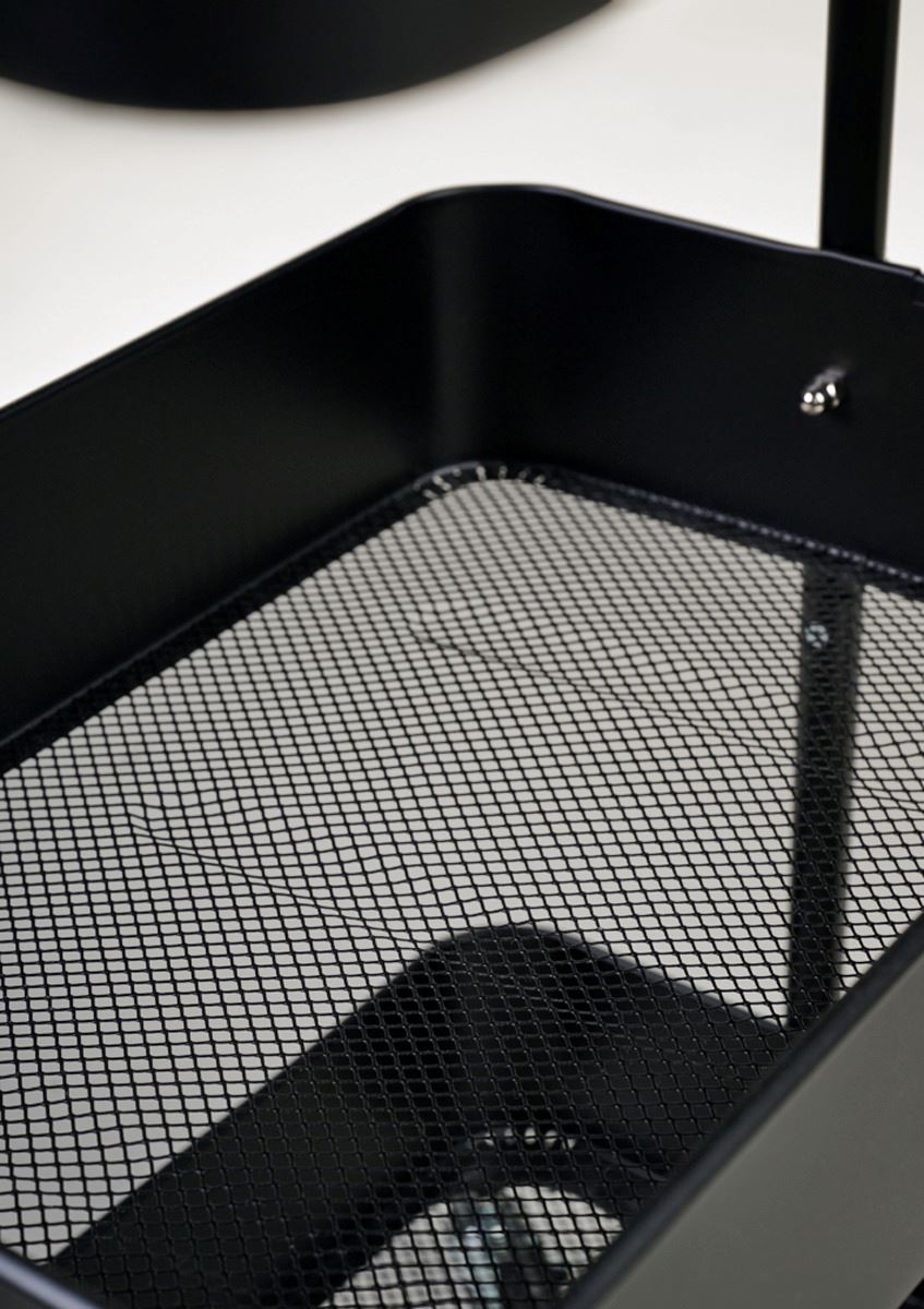 Tarjoiluvaunu musta - 2