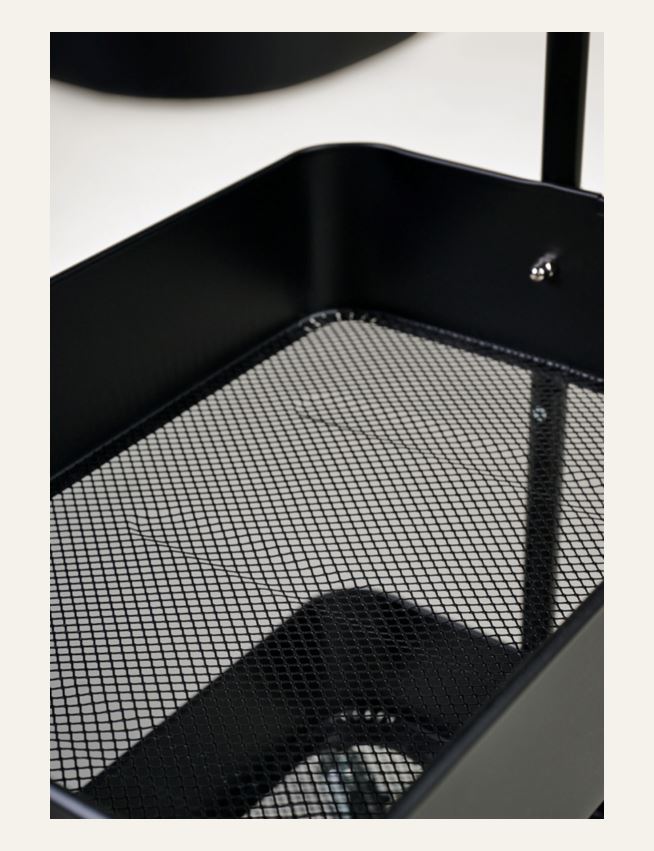 Tarjoiluvaunu musta - 2