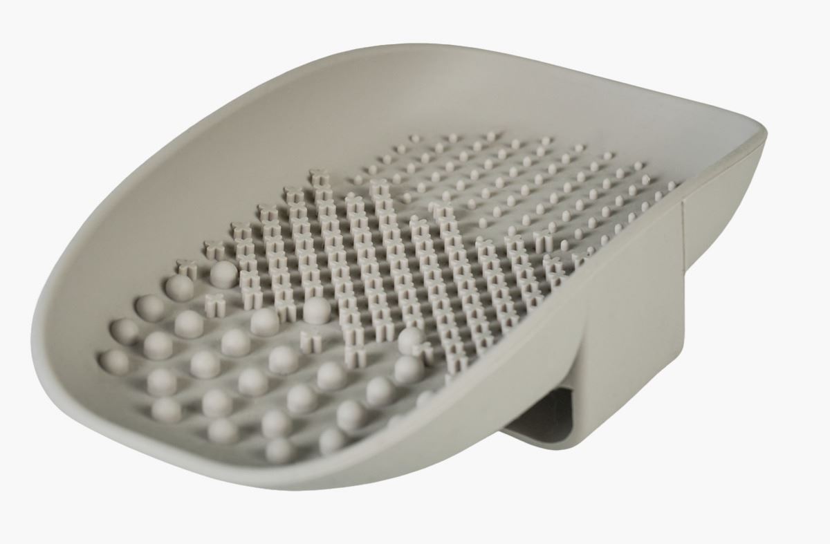 Meikkisiveltimen puhdistusalusta vaalean beige - 3