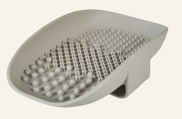 Meikkisiveltimen puhdistusalusta vaalean beige - 3