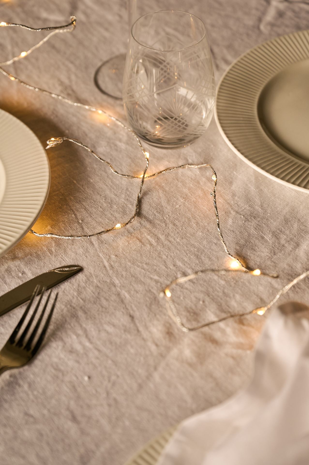 Led-valosarja hopea - 390 cm hopea - 1