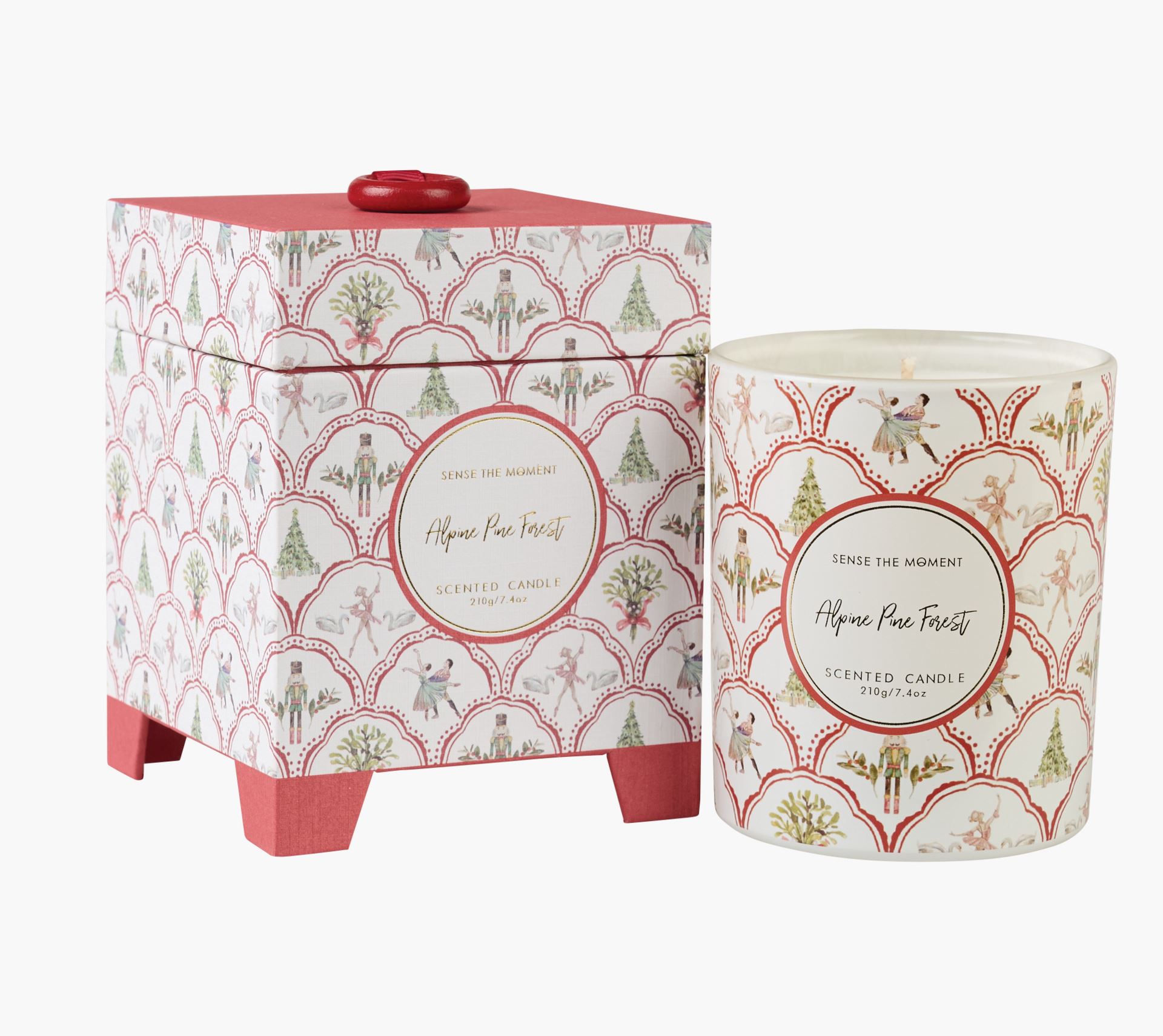 Tuoksukynttilä moniväri/punainen - 210 g moniväri/punainen - 1