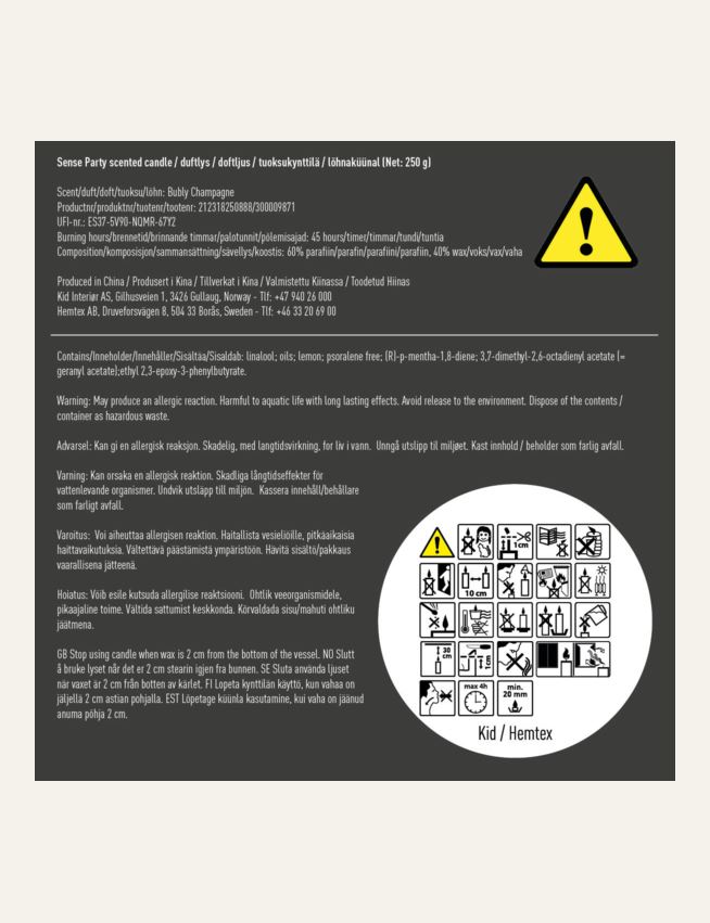 Tuoksukynttilä moniväri - 2