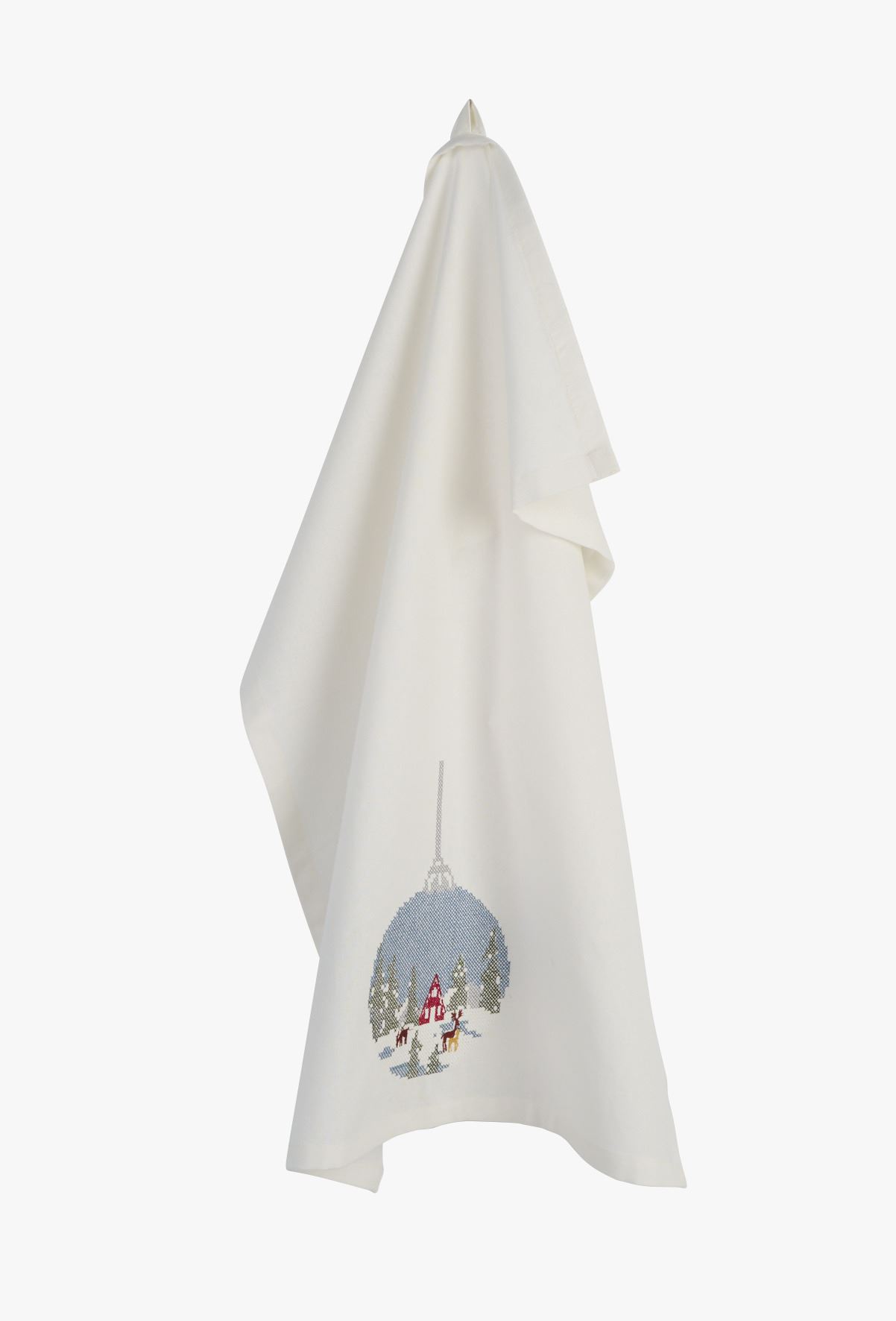 Keittiöpyyhe valkoinen - 54x70 cm valkoinen - 1