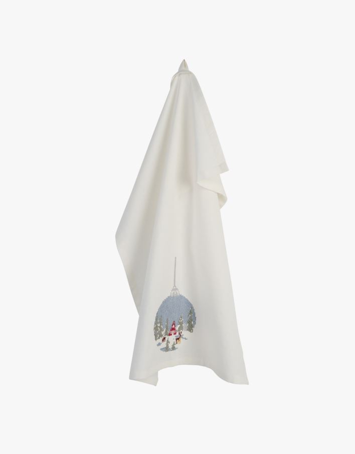 Keittiöpyyhe valkoinen - 54x70 cm valkoinen - 1