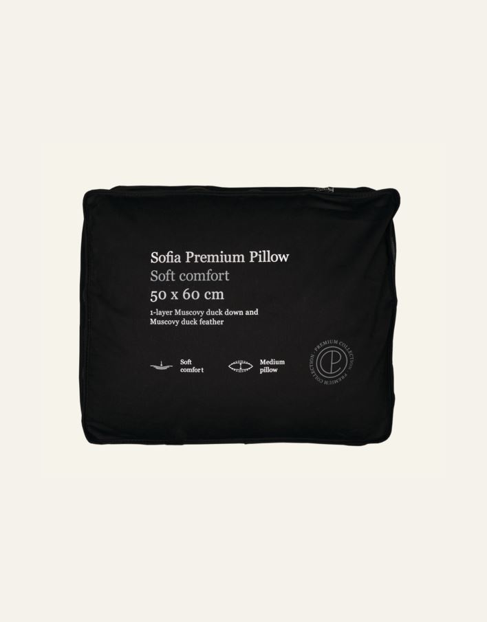 Keskikorkea untuvatyyny valkoinen - 2