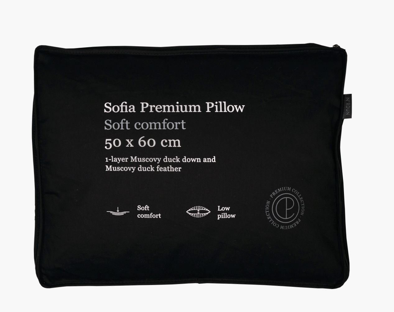 Matala untuvatyyny valkoinen - 3