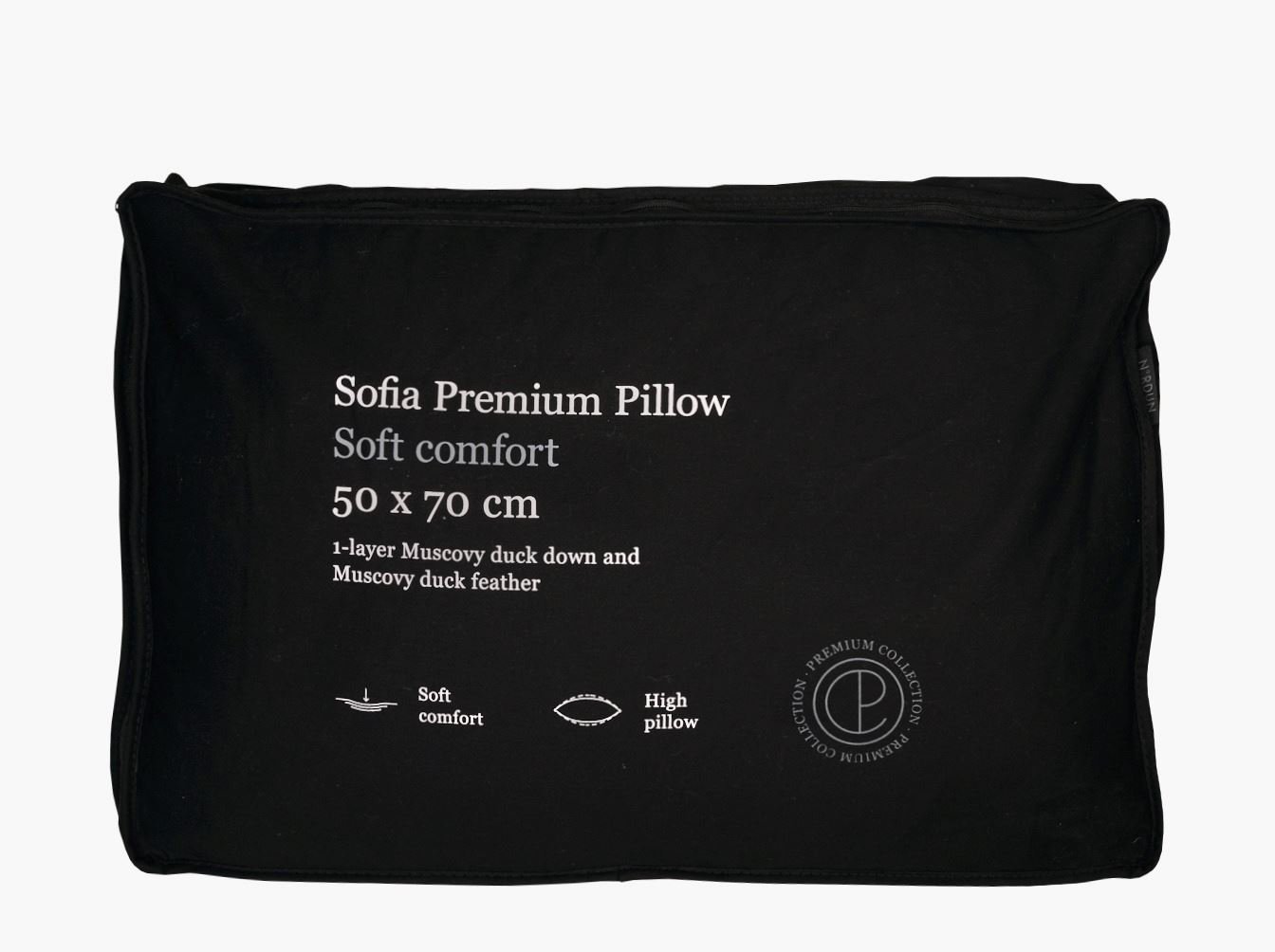 Korkea untuvatyyny valkoinen - 4