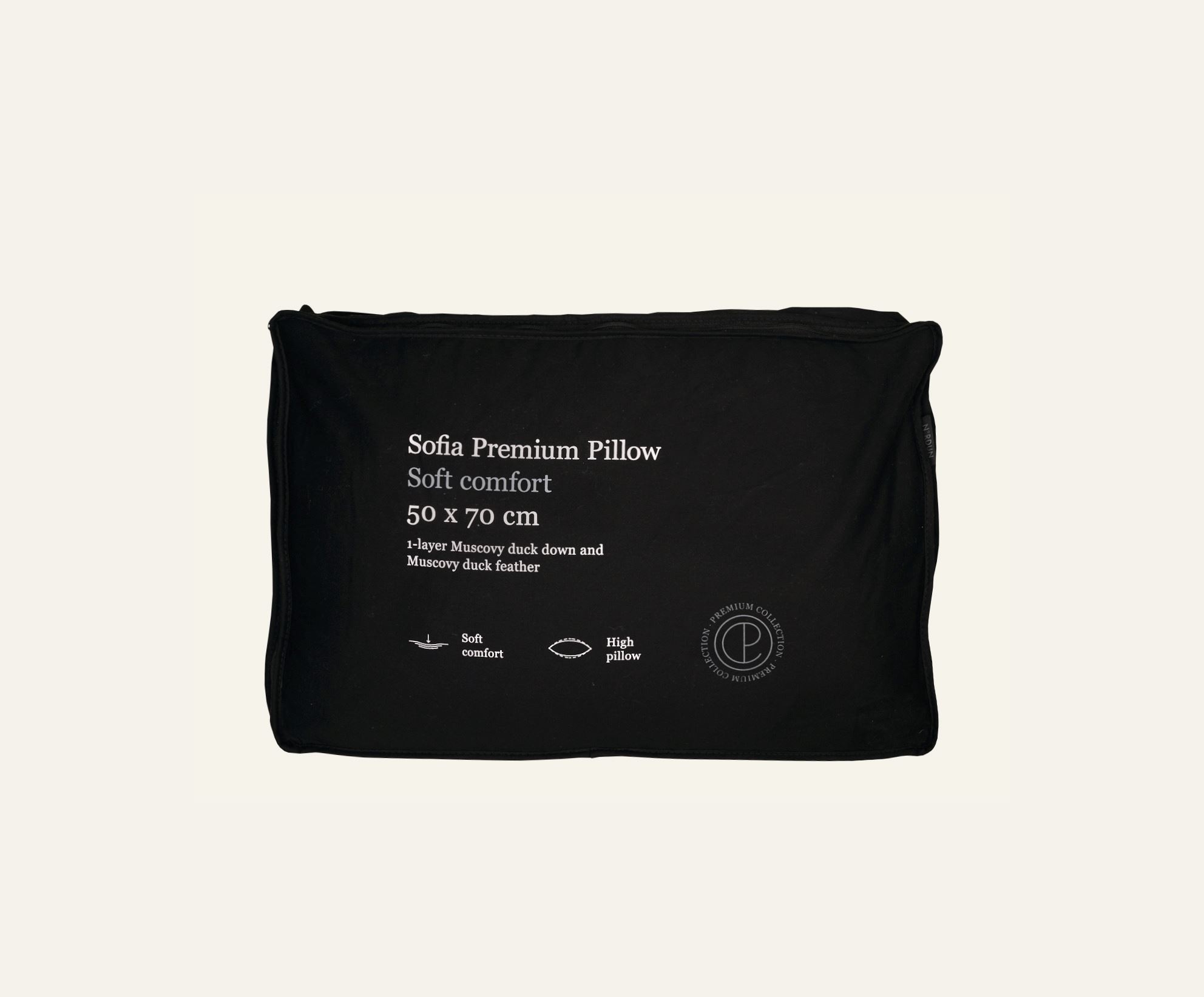 Korkea untuvatyyny valkoinen - 4