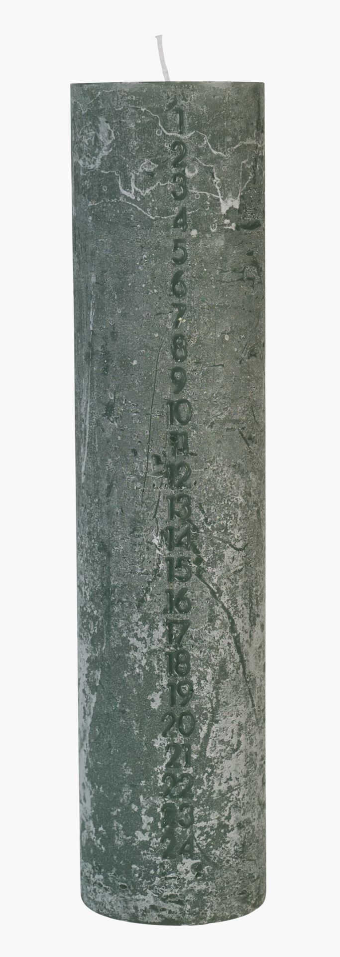 Adventtikynttilä vihreä - 30 cm ø6,8 vihreä - 1