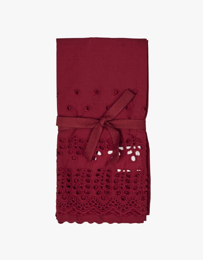 Lautasliina punainen - 45x45 cm punainen - 1