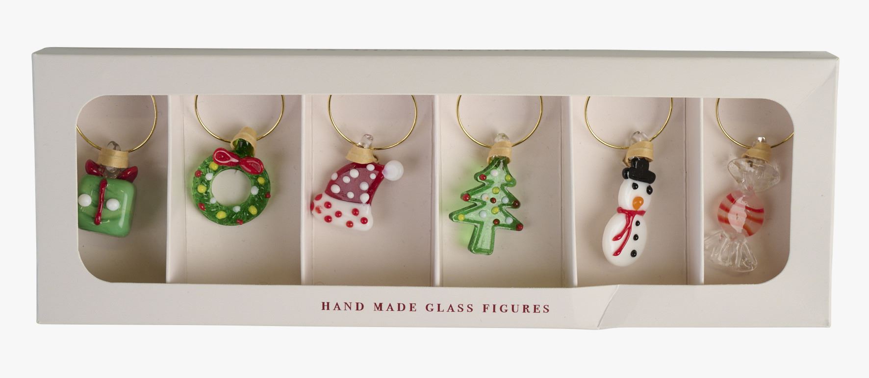 Lasimerkit moniväri - 2,5x5x0,2 cm moniväri - 1