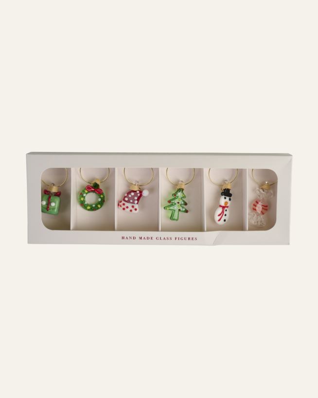 Lasimerkit moniväri - 2,5x5x0,2 cm moniväri - 1