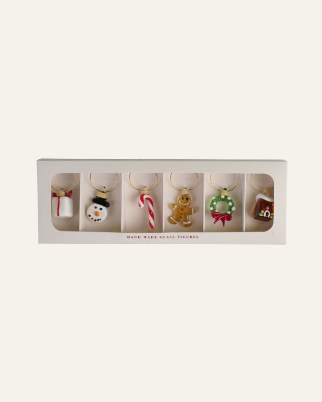 Lasimerkit moniväri - 2,5x5x0,2 cm moniväri - 1