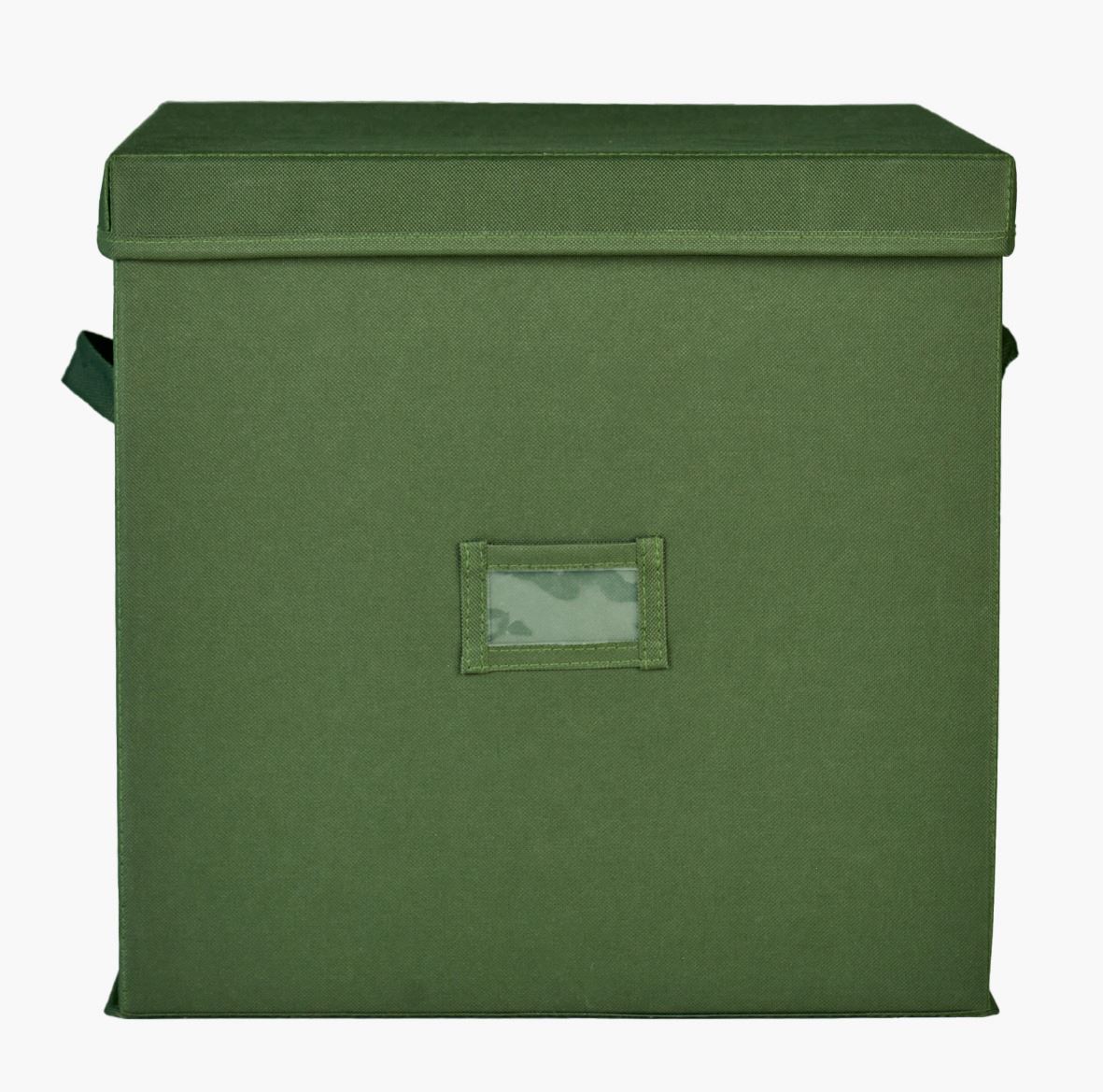 Säilytyslaatikko tummanvihreä - 36x36 cm tummanvihreä - 1