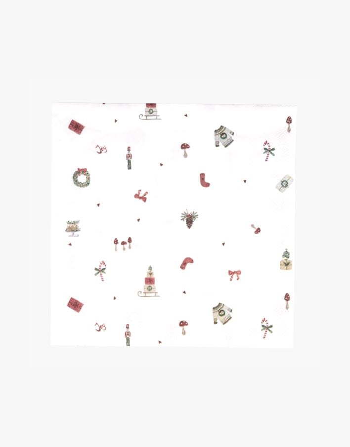 Ruokaservetit moniväri - 40x40 cm moniväri - 1