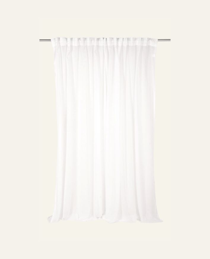 Erittäin leveä pellavaverho valkoinen - 240x300 cm valkoinen - 1