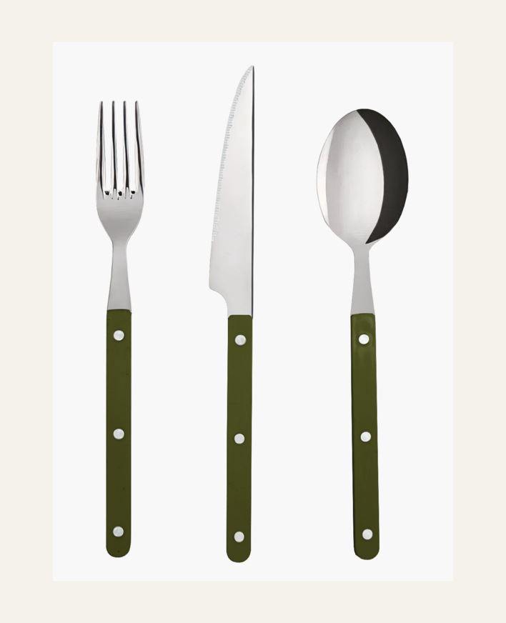 Aterinsetti 3 osaa vihreä - 3 stk vihreä - 1