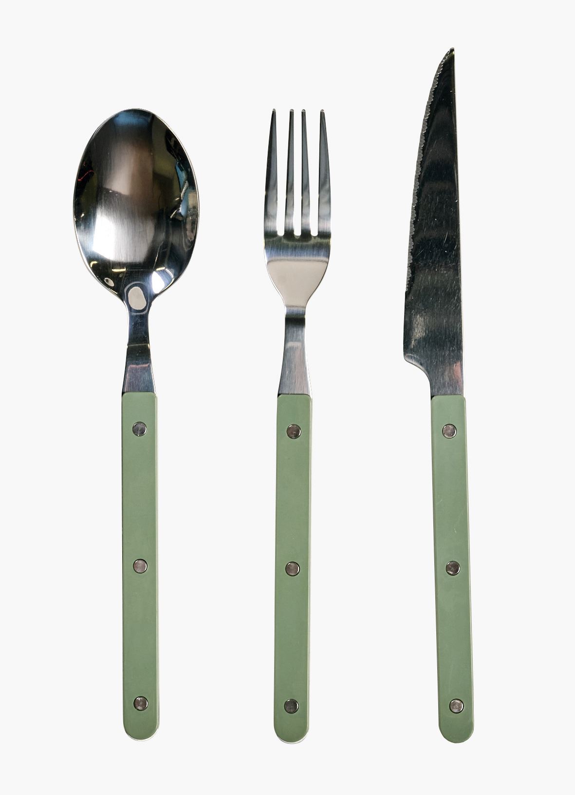 Aterinsetti 3 osaa vaaleanvihreä - 3 stk vaaleanvihreä - 1