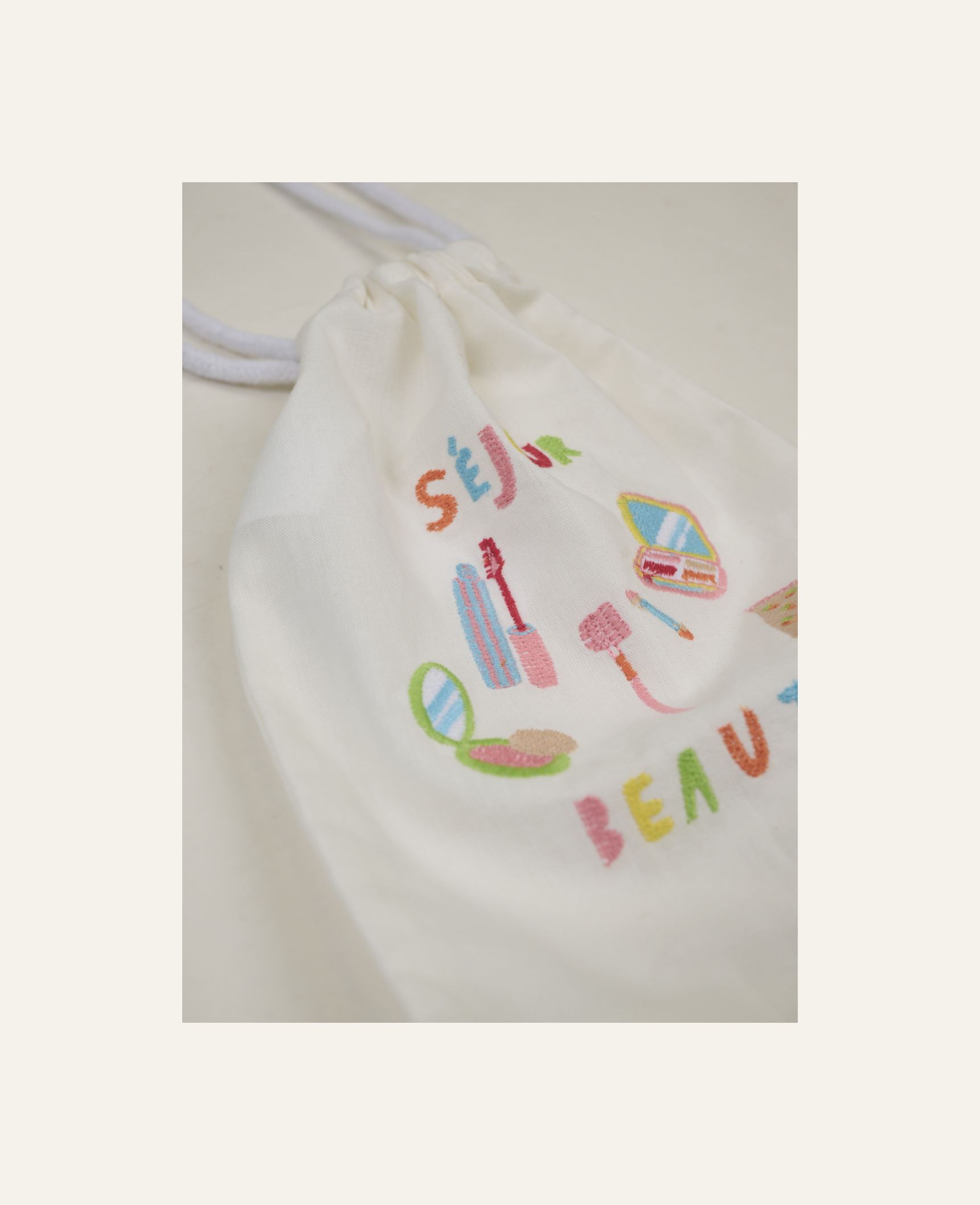 Matkapussi luonnonvalkoinen - 3