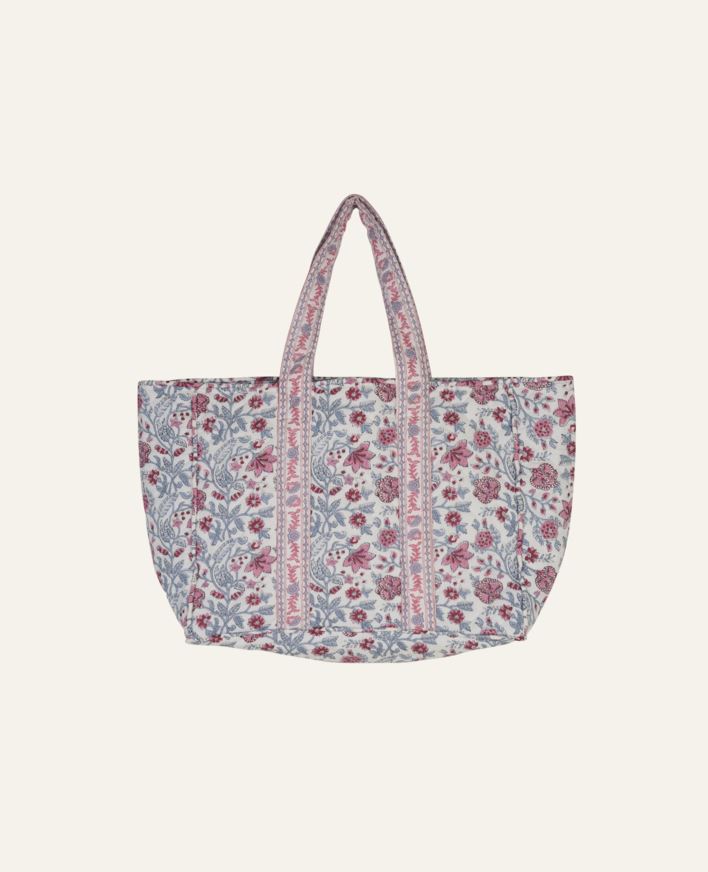 Kangaskassi moniväri/punainen - 38x48 cm moniväri/punainen - 1