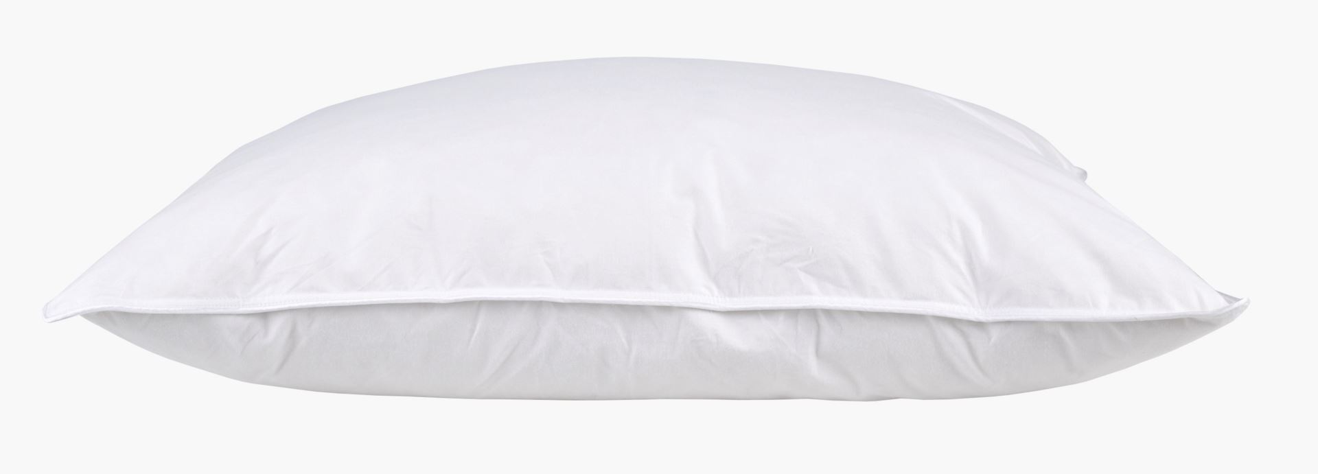 Keskikorkea höyhentyyny valkoinen - 2