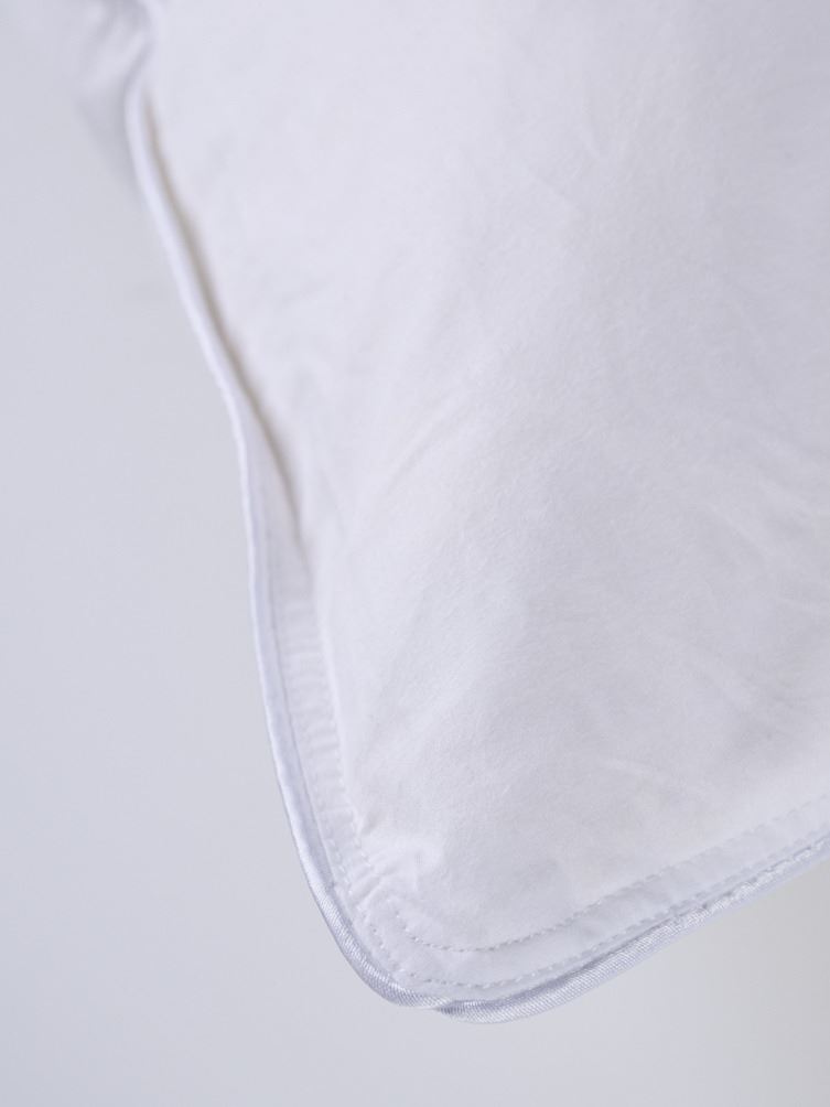 Keskikorkea höyhentyyny valkoinen - 4