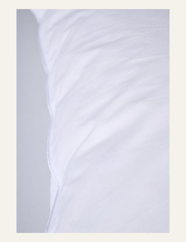 Keskikorkea höyhentyyny valkoinen - 3