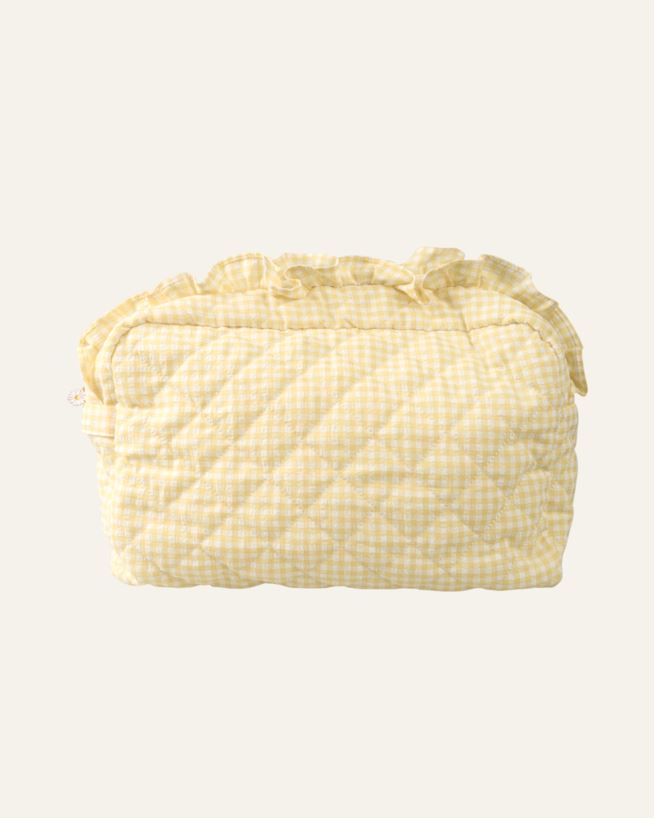 Suuri toilettilaukku keltainen - 22x30 cm keltainen - 1