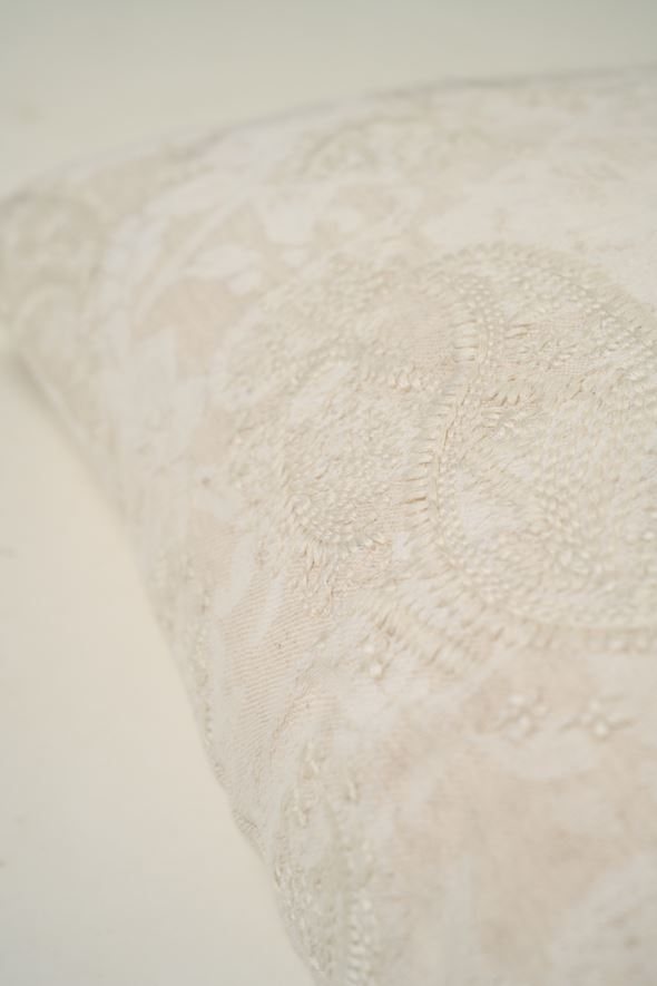 Koristetyynynpäällinen vaalean beige - 2