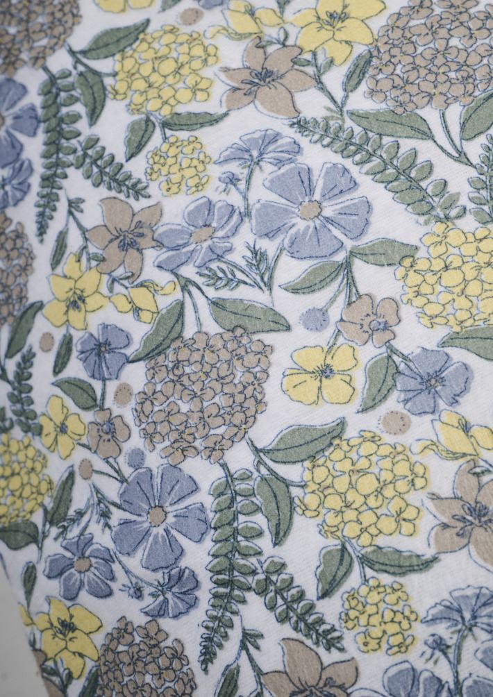 Tyynyliina moniväri/vihreä - 2