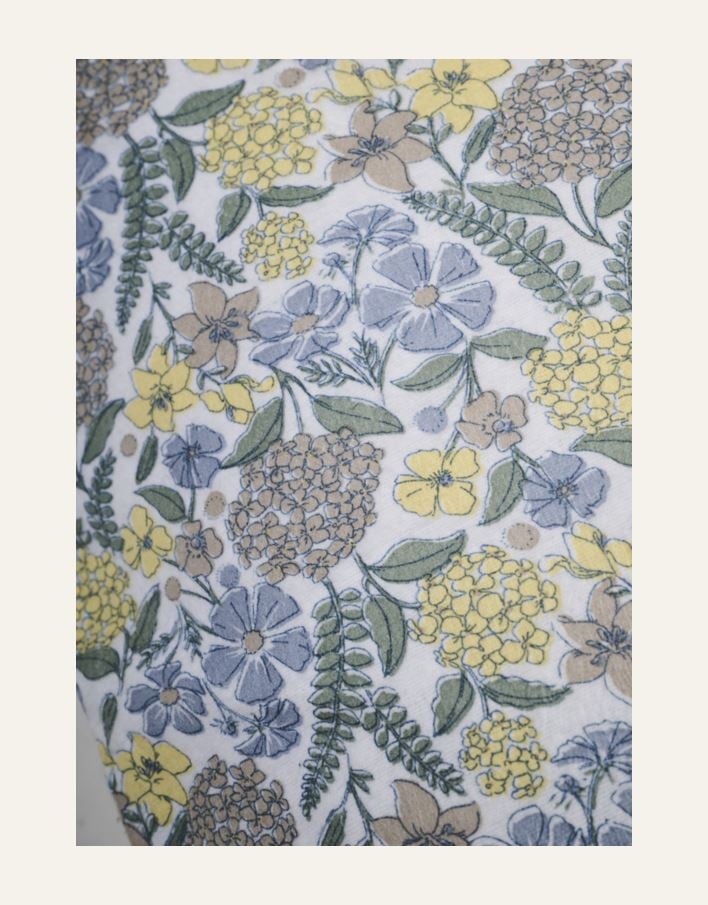 Tyynyliina moniväri/vihreä - 2