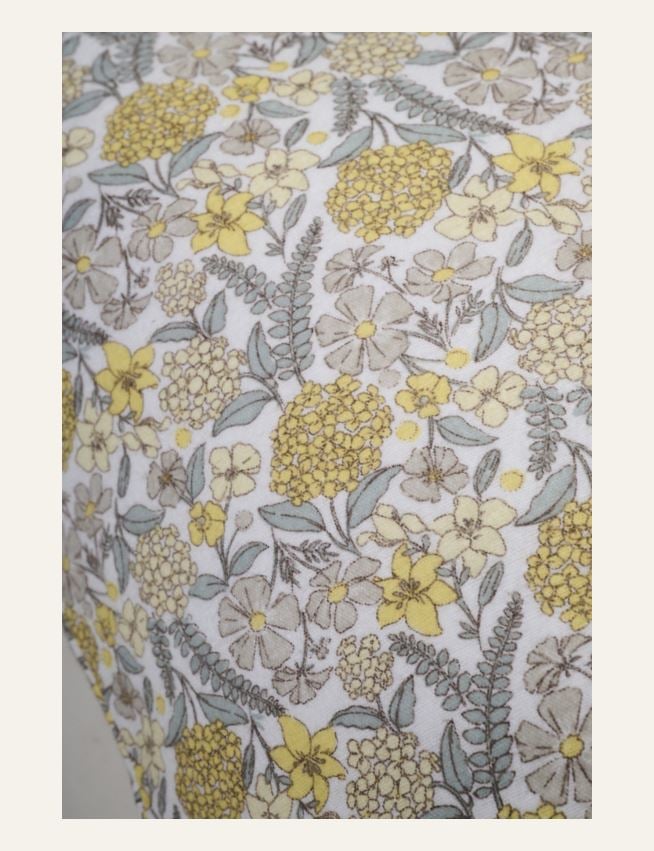 Tyynyliina moniväri/keltainen - 2