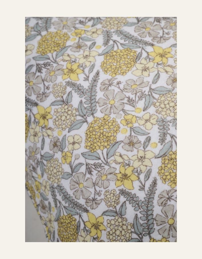 Tyynyliina moniväri/keltainen - 2