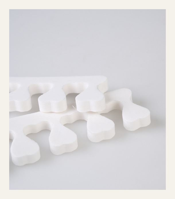 Varpaiden erotin valkoinen - 3