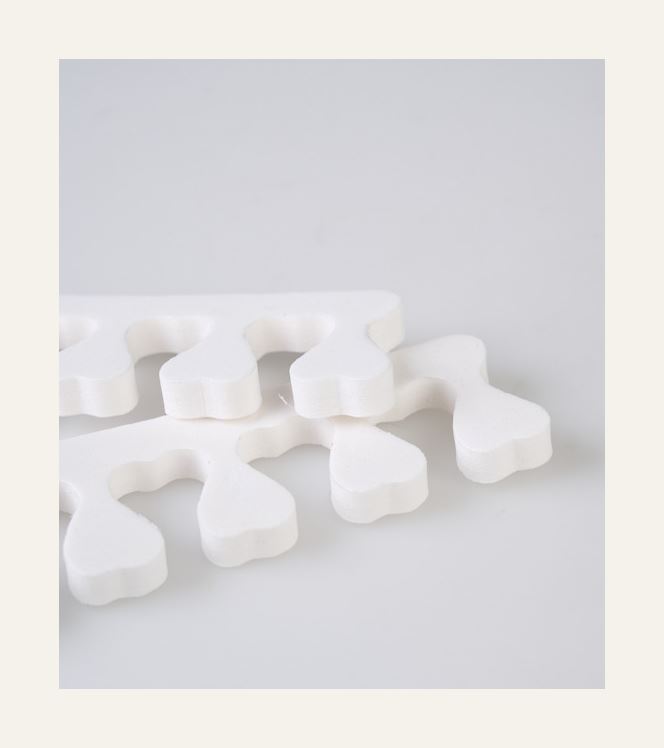 Varpaiden erotin valkoinen - 3