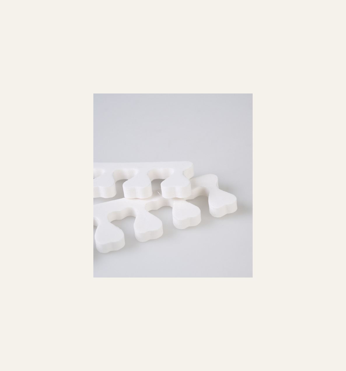 Varpaiden erotin valkoinen - 3