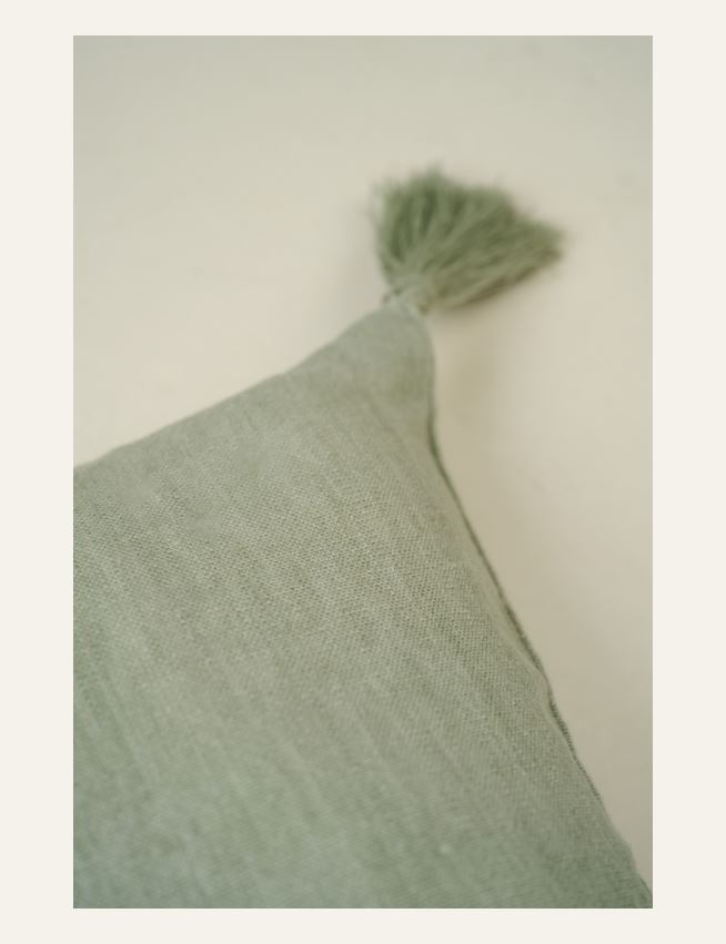 Koristetyynynpäällinen vaaleanvihreä - 2