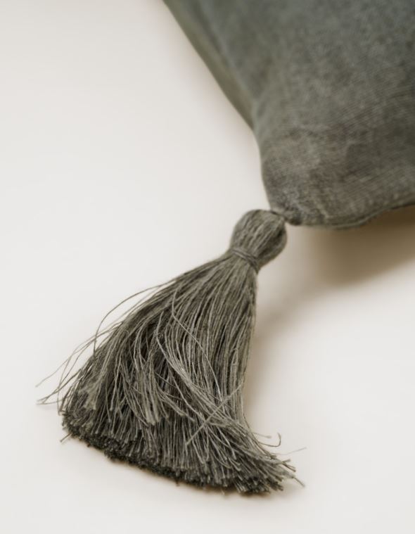 Koristetyynynpäällinen tummanvihreä - 2