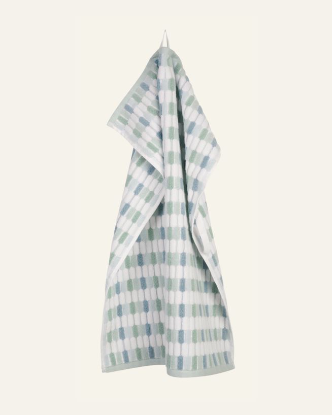 Pyyhe moniväri/vihreä - 70x140 cm moniväri/vihreä - 1