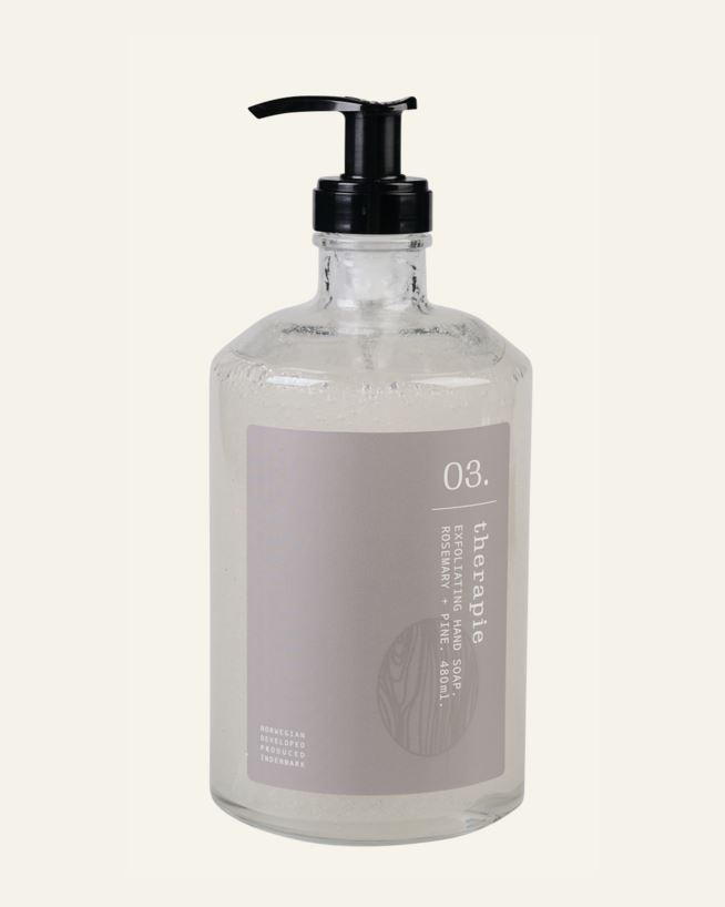 Kuoriva käsisaippua läpikuultava - 480 ml läpikuultava - 1