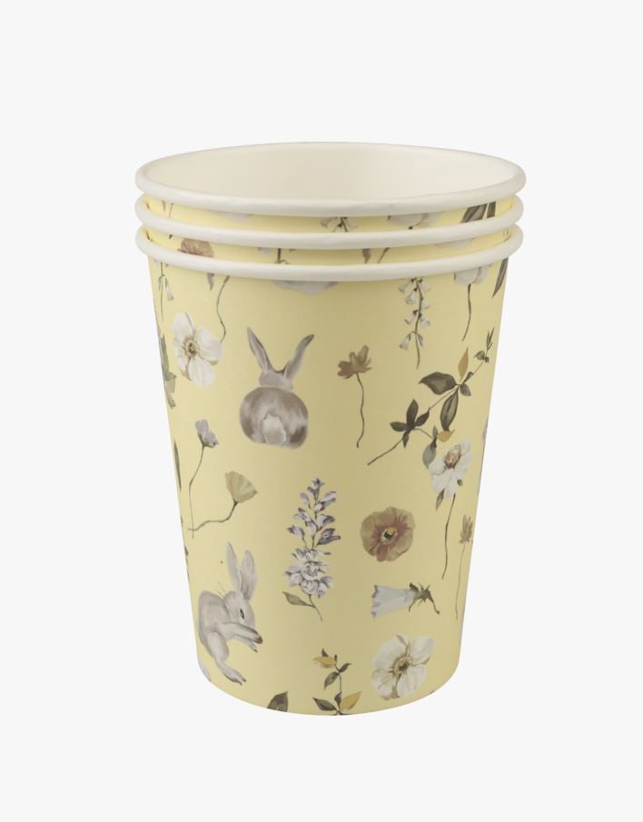 Pahvimuki 8 kpl moniväri/keltainen - 250 ml moniväri/keltainen - 1