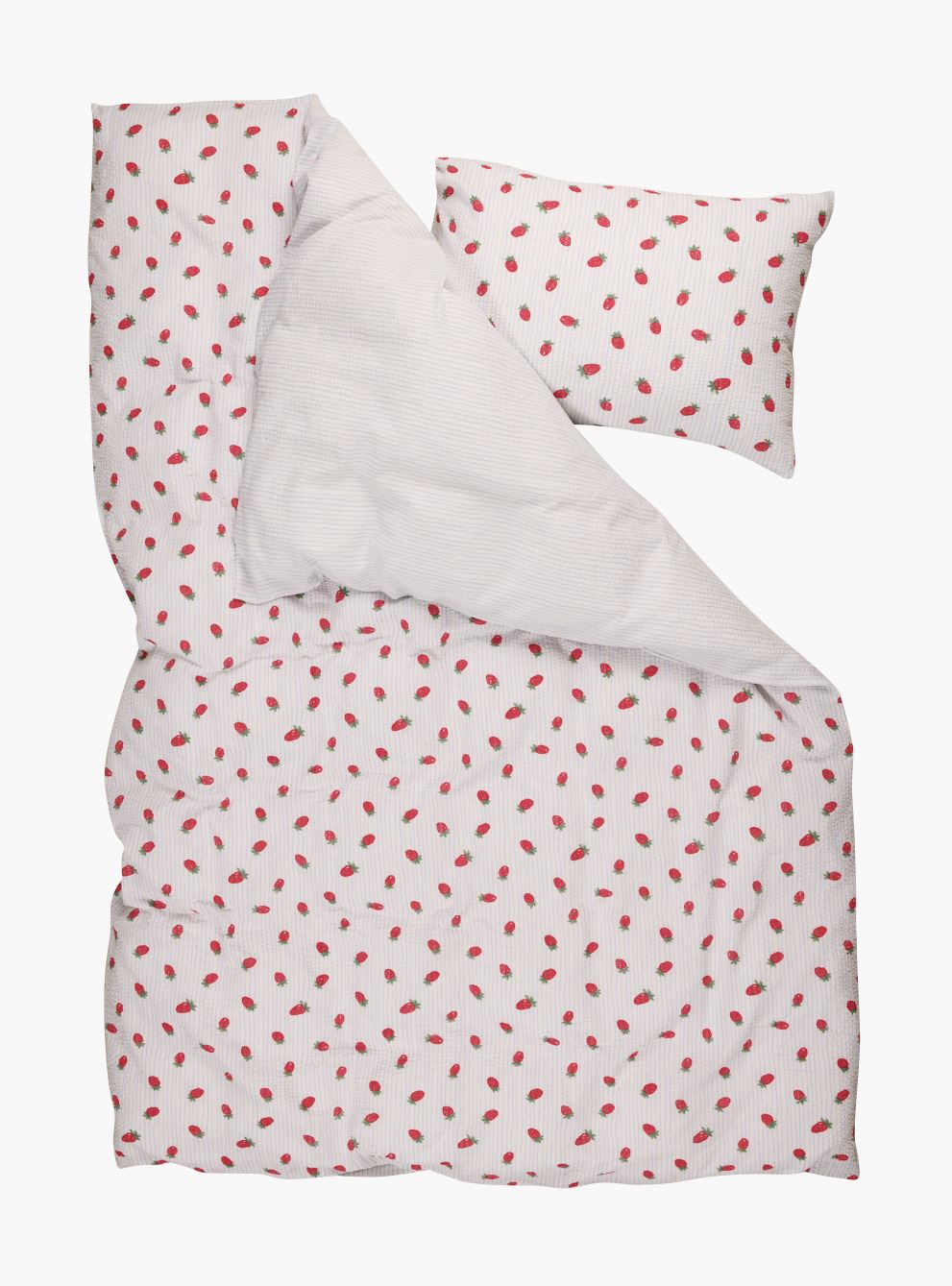 Pussilakanasetti kreppipuuvillaa vaaleansininen - 3