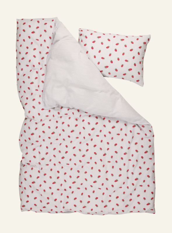 Pussilakanasetti kreppipuuvillaa vaaleansininen - 3