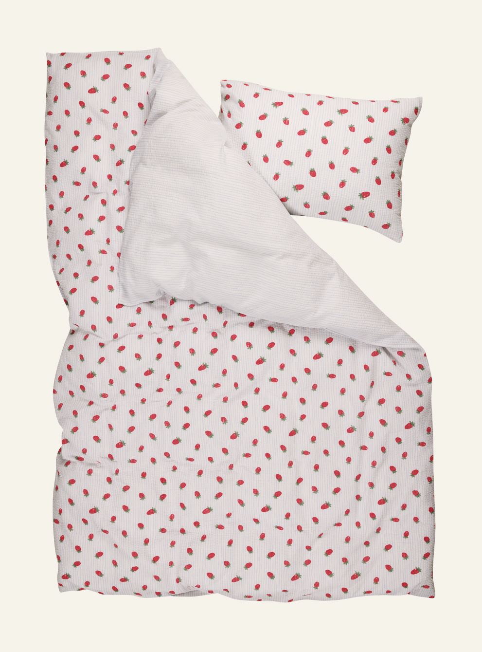 Pussilakanasetti kreppipuuvillaa vaaleansininen - 3